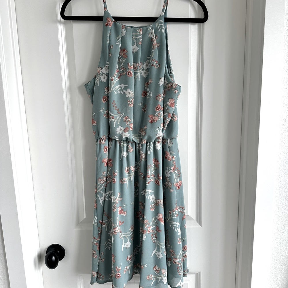 EUC Light Blue Formal Mini Dress